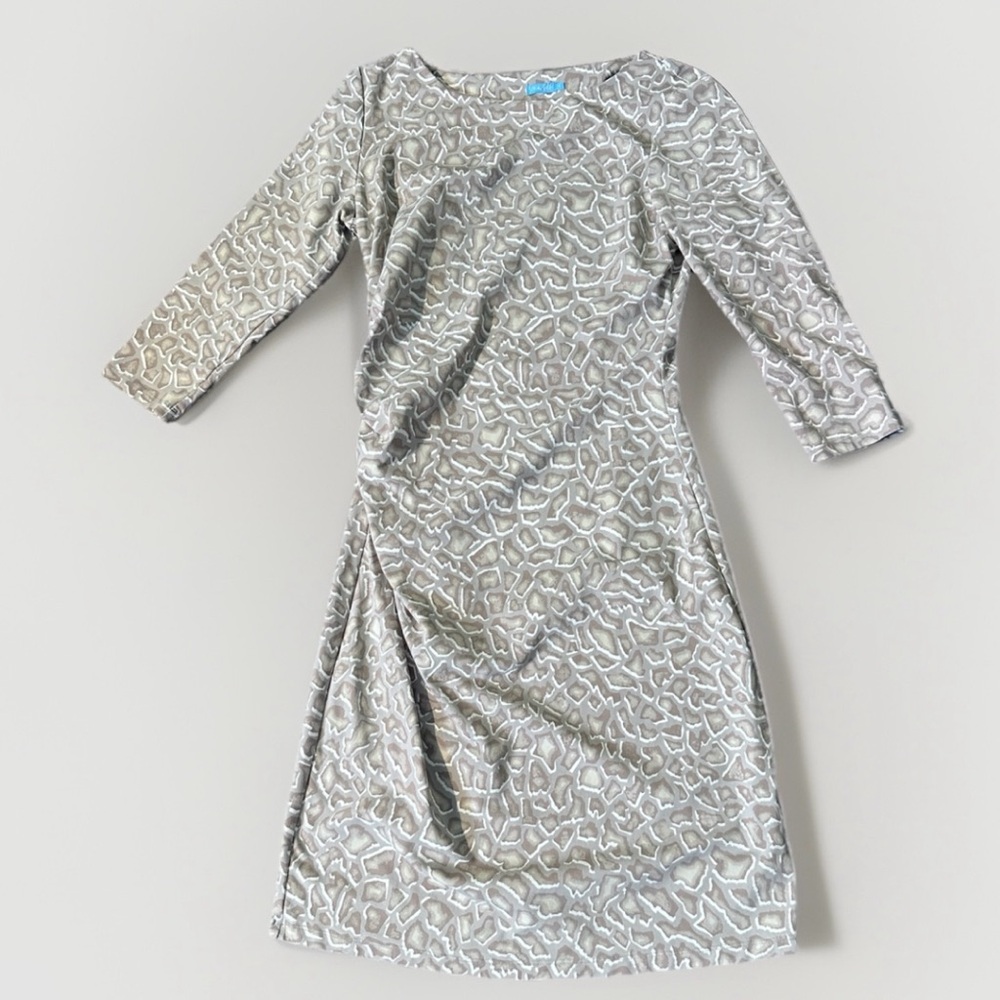 J. McLaughlin Sage Sheath Dress Dark Grey Sz S $228 - Picture 4 of 11